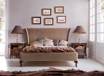 Classic s Bed Beds Double bed Wooden bed Country house - Model CL-1